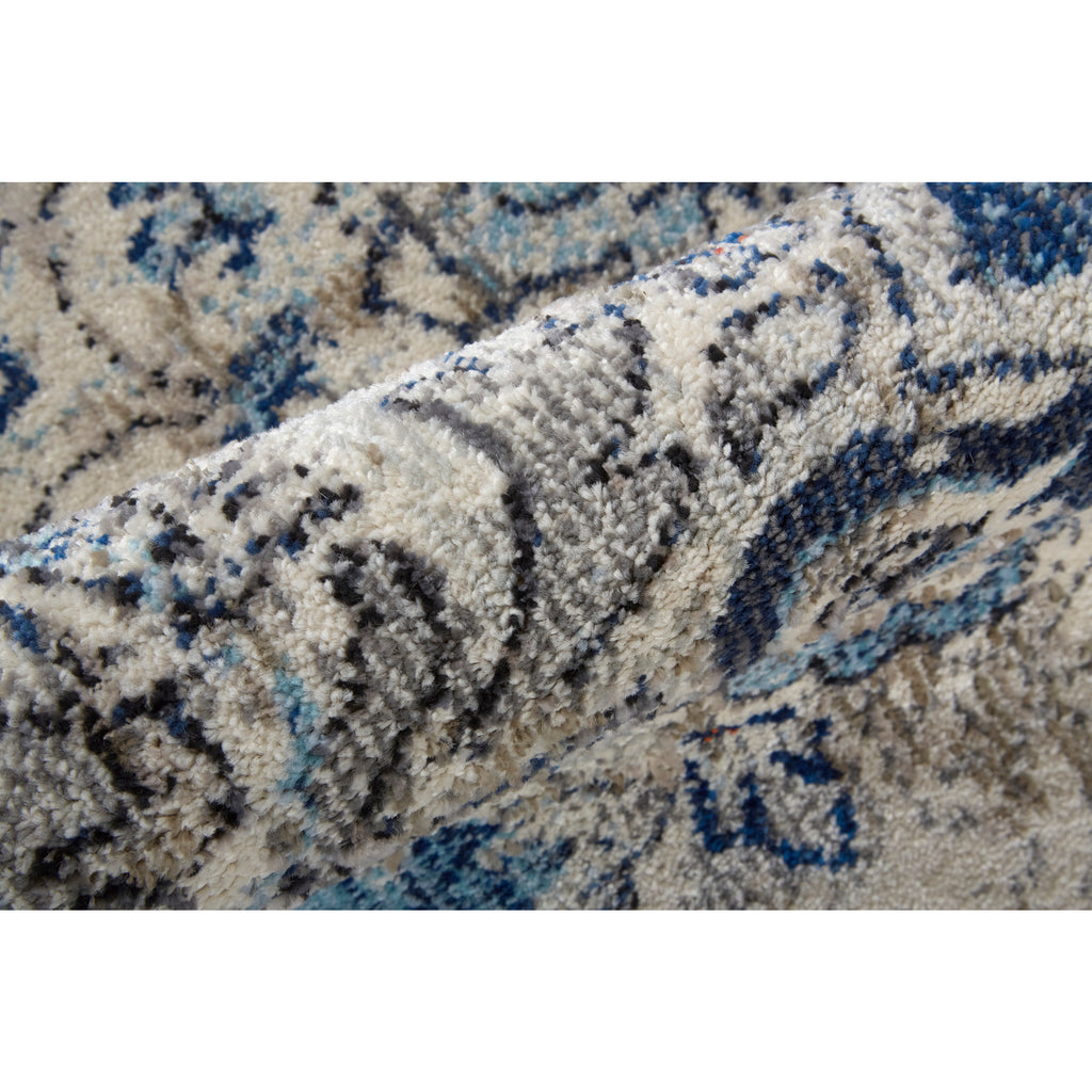 Blue/Ivory/Red Area Rug J6664