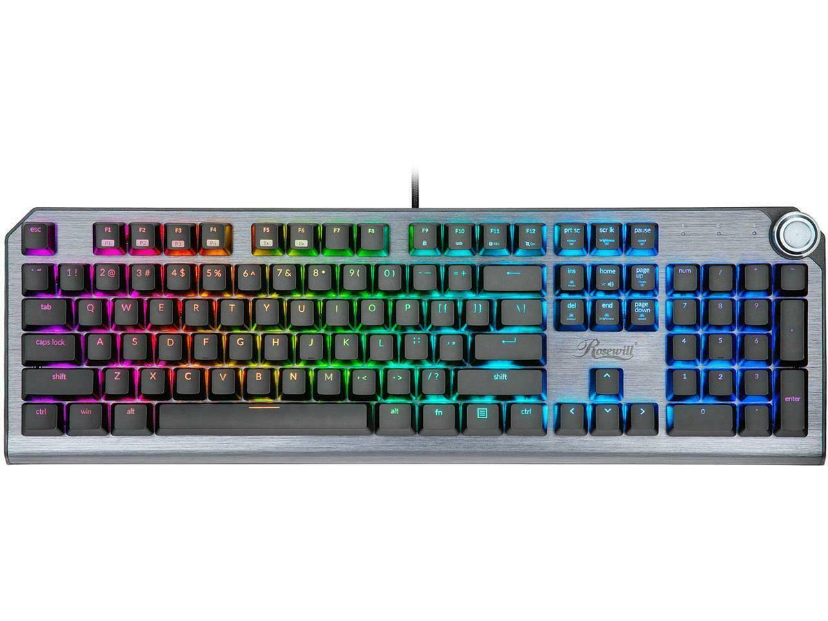 RGB S Mechanical Gaming Keyboard with Cherry MX Silver Switches C516789