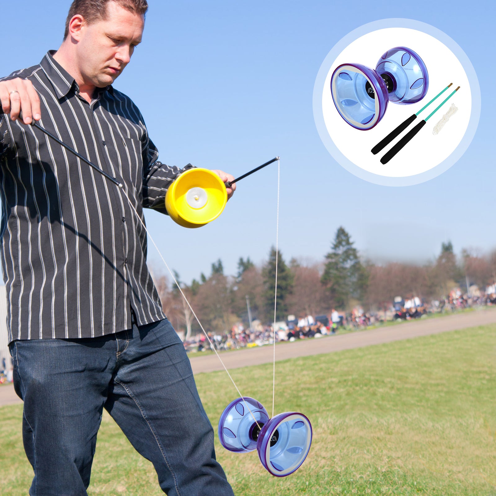 Chinese Yoyo Diabolo Toy K55598