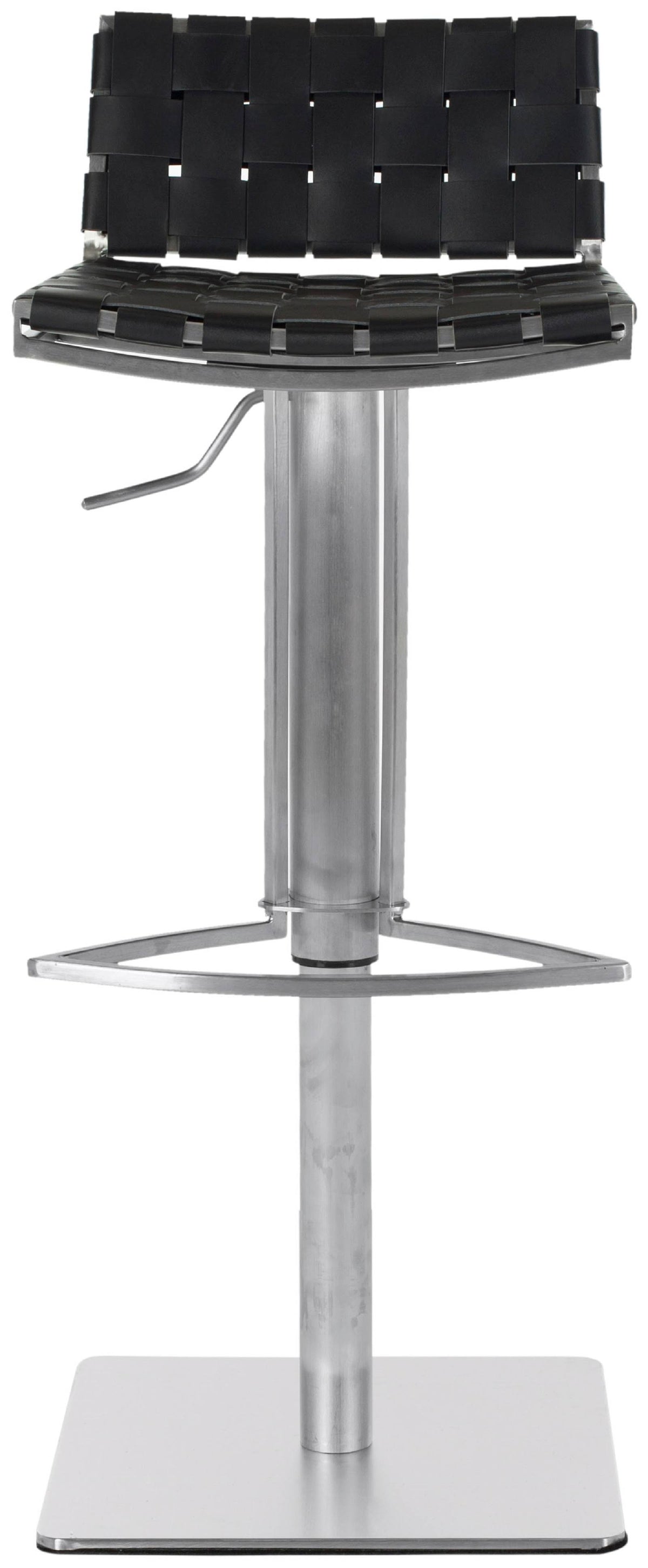 Brown Gas Lift Swivel Bar Stool A29553