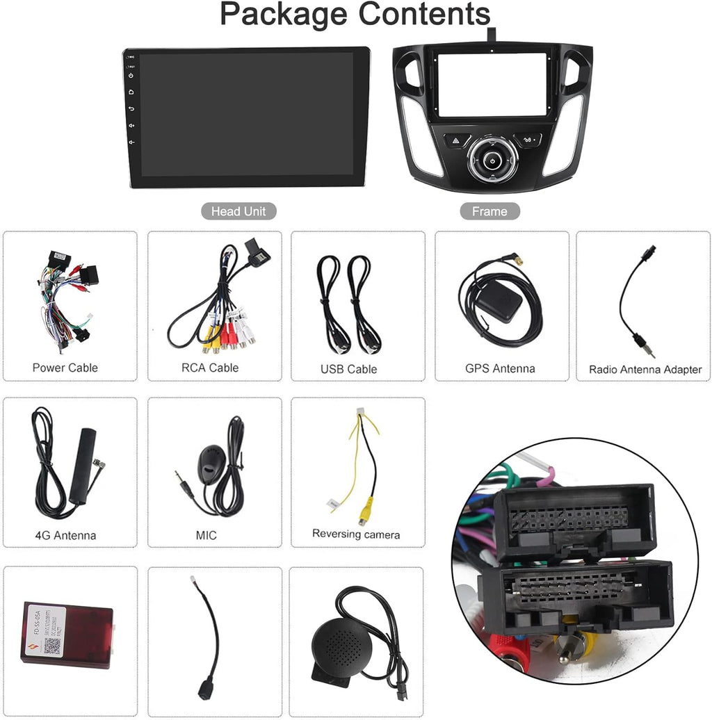 9 inch IPS Touch Screen Car Radio with CarPlay Bluetooth DSP N520684
