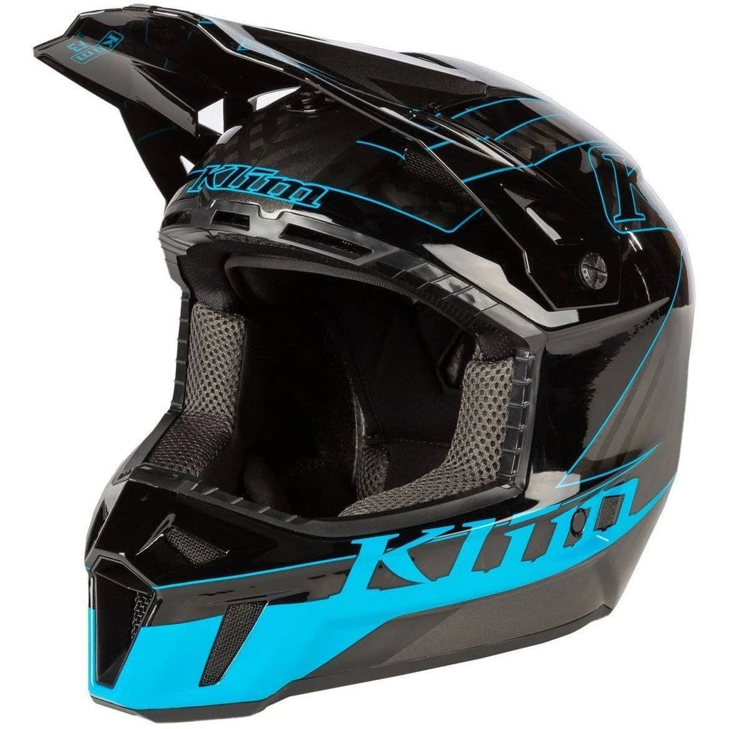 Draft Vivid Blue Carbon Helmet V6997