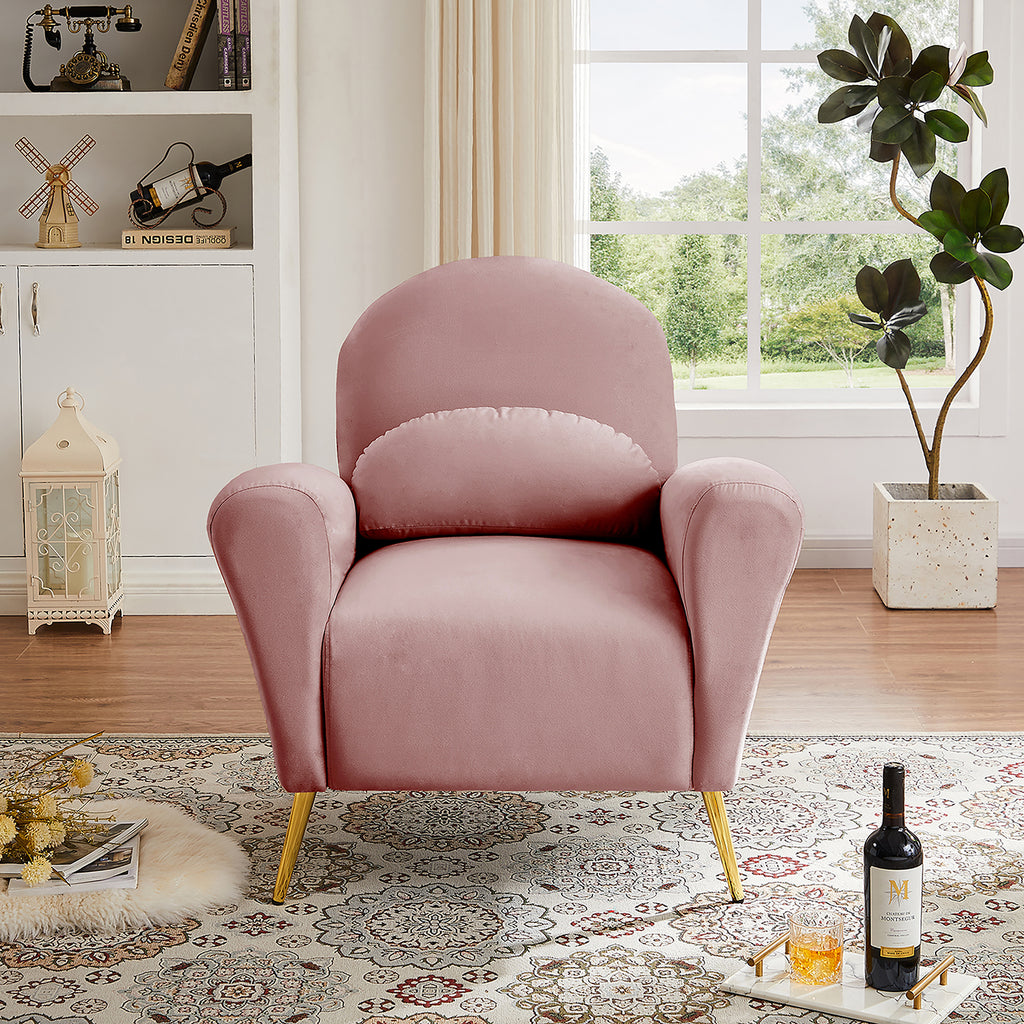 Blue Upholstered Armless Chair B84917