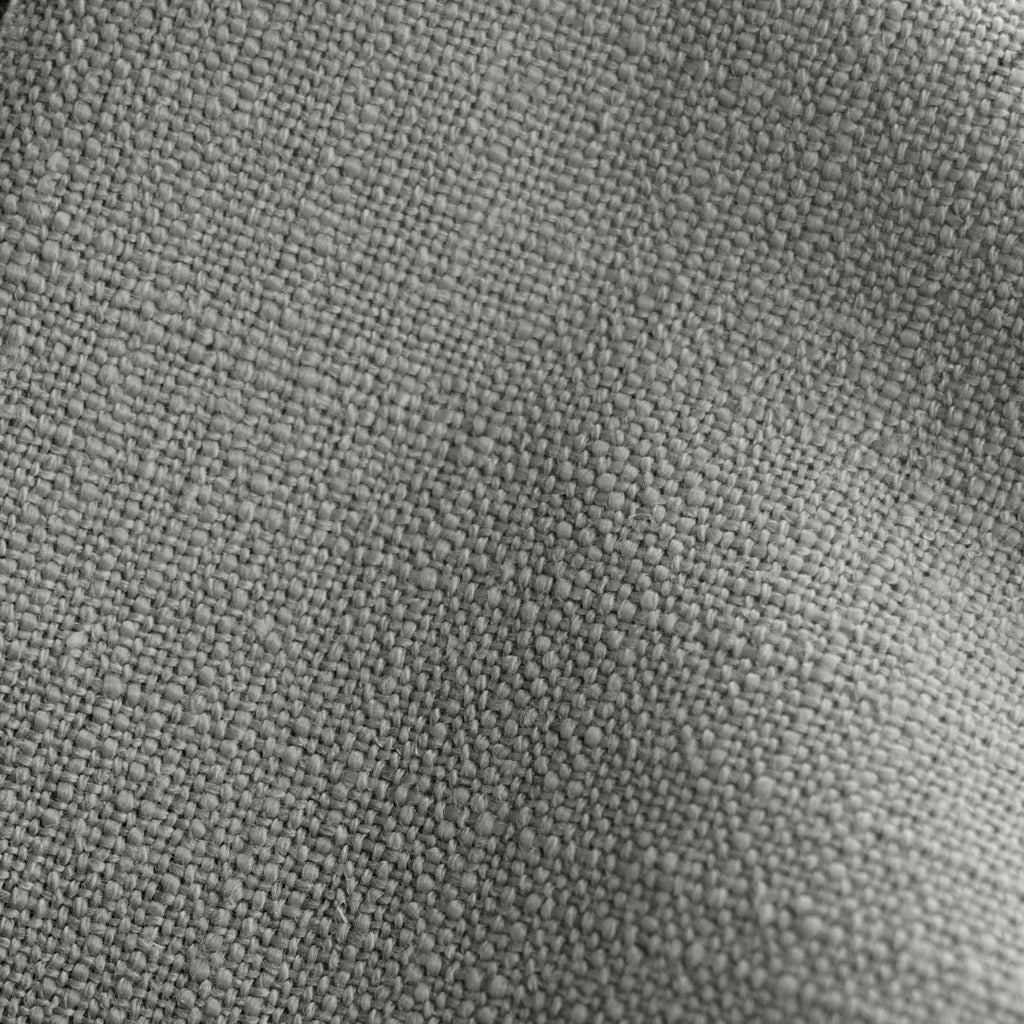 Linen Rounded Back Dining Chair Gray Y324