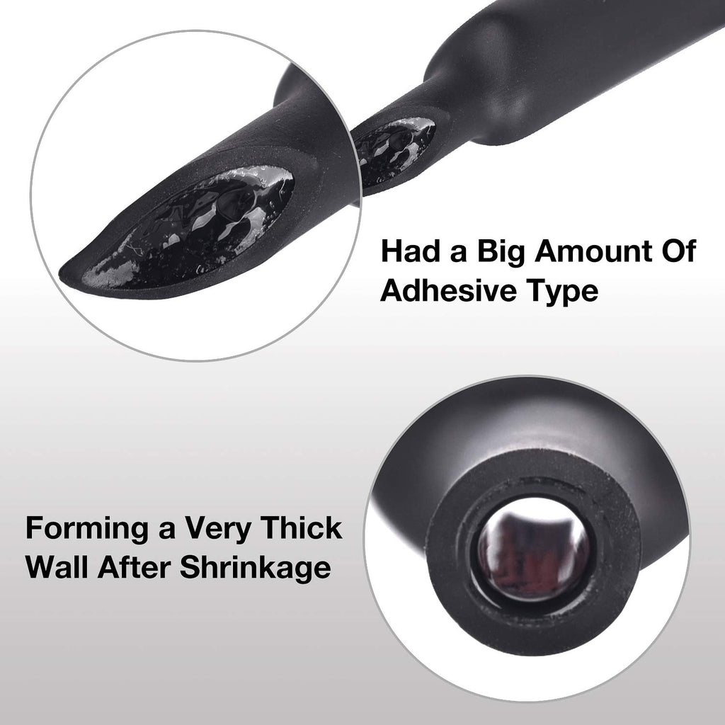 1-1/4 Inch 3:1 Waterproof Heat Shrink Tubing, 4 Ft Black B530