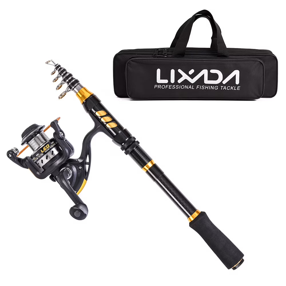Carbon Fiber Telescopic Rod Reel Combo M890740