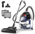 Ocean Blue Bagless Canister Vacuum Cleaner with Double HEPA Filtration V16344