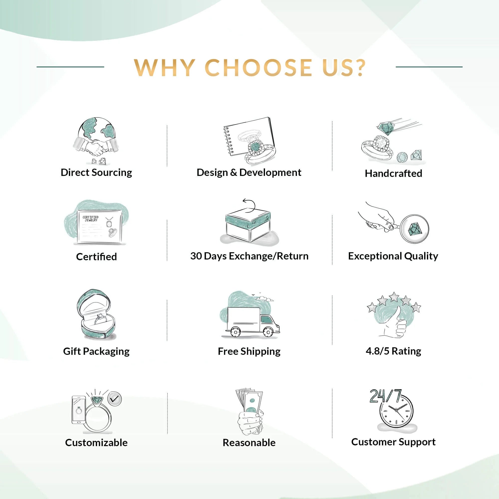 14K Yellow Gold Teardrop Ring with Diamond Y737