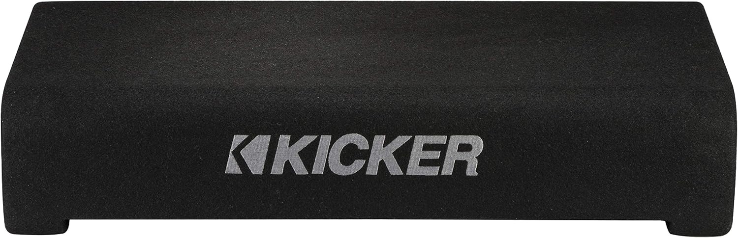 10 Thin Sub Box Passive Radiator Bundle with Amplifier & Amp Kit K7173