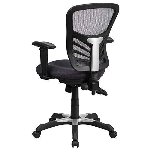 Mid-Back Dark Gray Mesh Executive Swivel Chair B76566