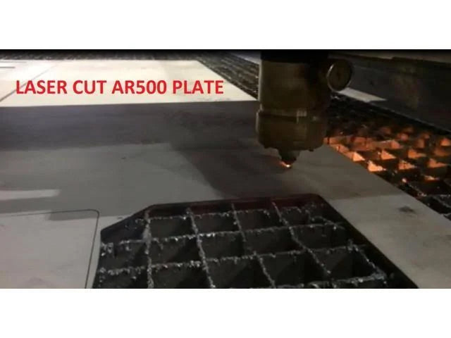Level III AR500 Steel Body Armor Pair 6x8 Curved Plate Coated A814