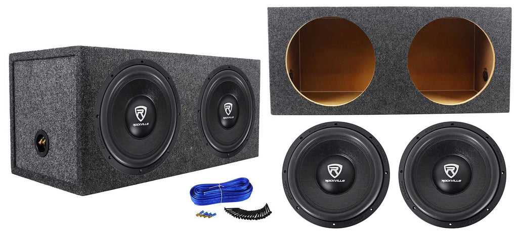 12" 4800w Car Audio Subwoofers with Sealed Sub Box Enclosure C15264