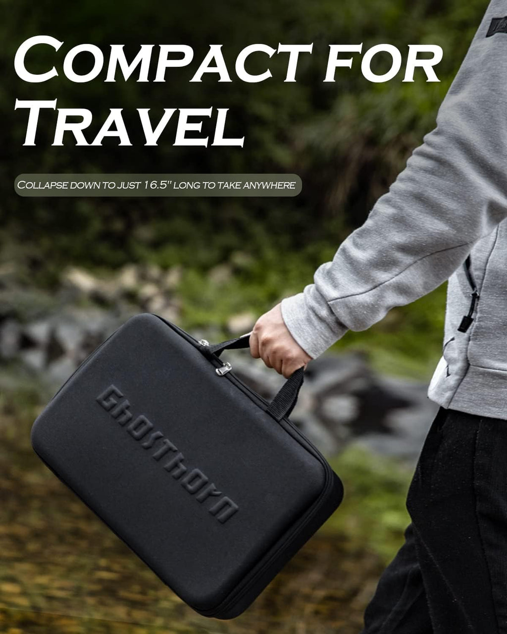 Telescopic Fishing Rod and Reel Combo with Carrier Case Bag R711308