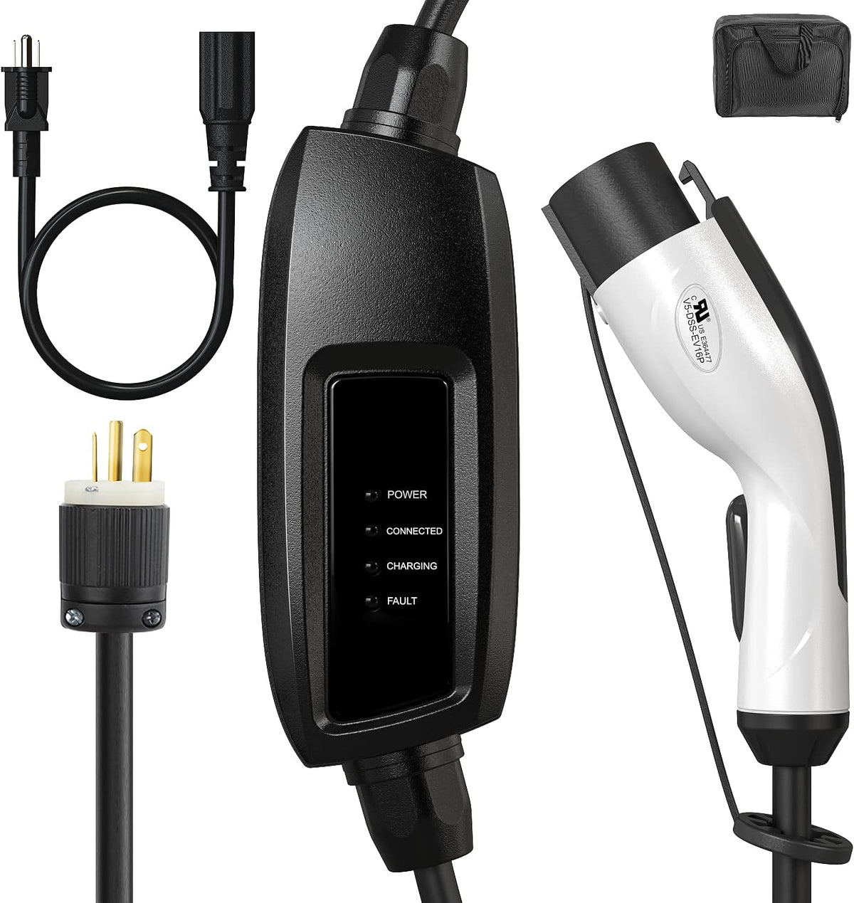 Portable EV Charger with Adapter W264