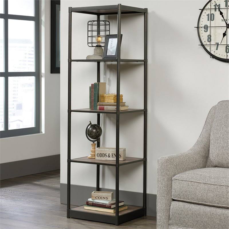 4 Shelf Bookcase in Salt Oak X9020