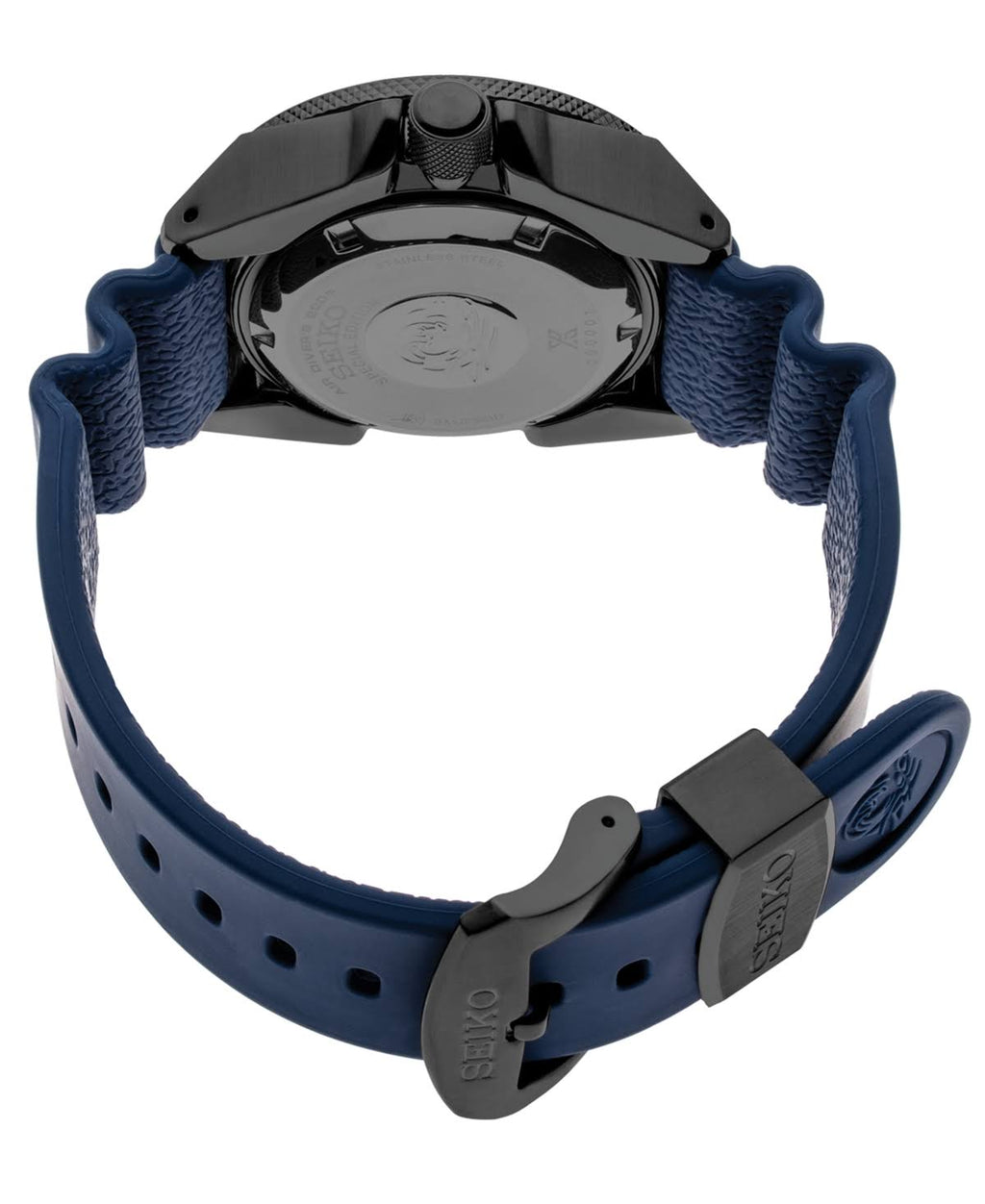 Blue Silicone Automatic Divers Watch D4203