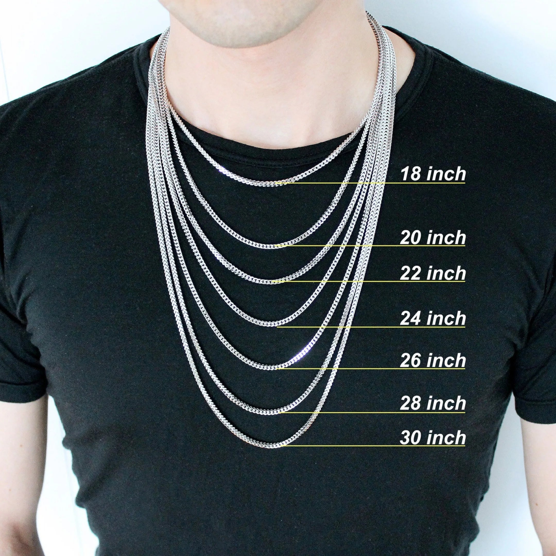 14k Yellow Gold 2.5mm Rope Chain Necklace M789