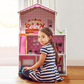 Dollhouse Kit with Accessories and Furniture, 31.1'' x 11.4'' x 42.5'' Q310730