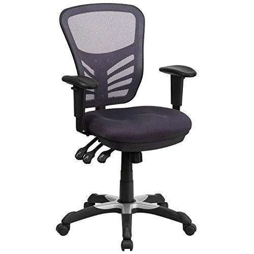 Mid-Back Dark Gray Mesh Executive Swivel Chair B76566