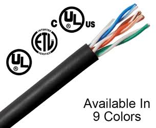 Red 24 AWG 1000ft Cat5e Riser Bulk Ethernet Cable X321