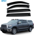 4-Piece Dark Smoke Tape-On Rain Guards W7212