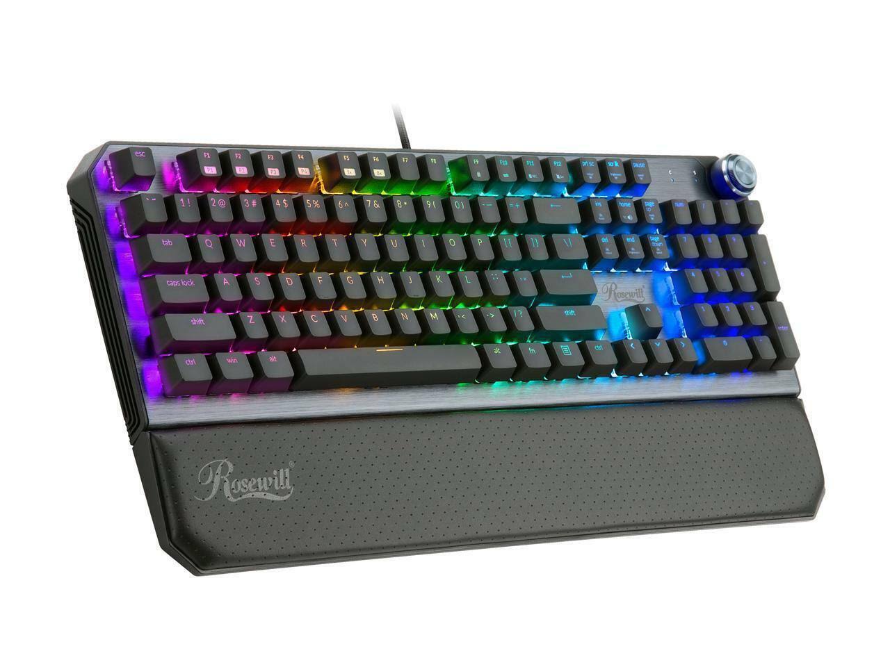RGB S Mechanical Gaming Keyboard with Cherry MX Silver Switches C516789