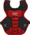 Black-Scarlet Adult Chest Protector A297