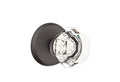 Flat Black Crystal Privacy Knob O329771