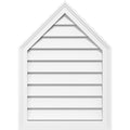 Peaked Top Surface Mount PVC Gable Vent A1843