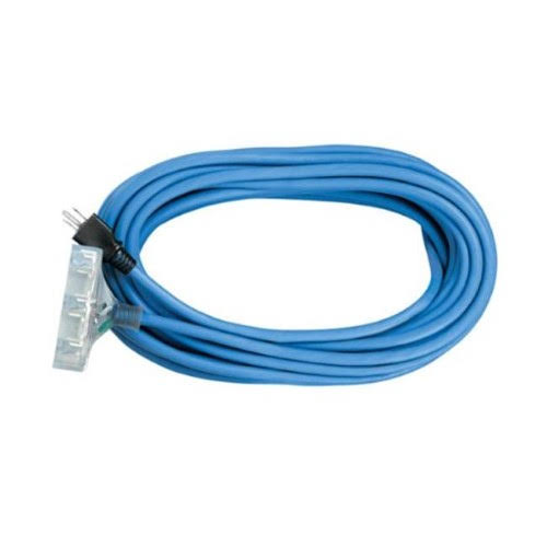 25 ft. Blue Extension Cord with Lighted End, Case of 8 K442835
