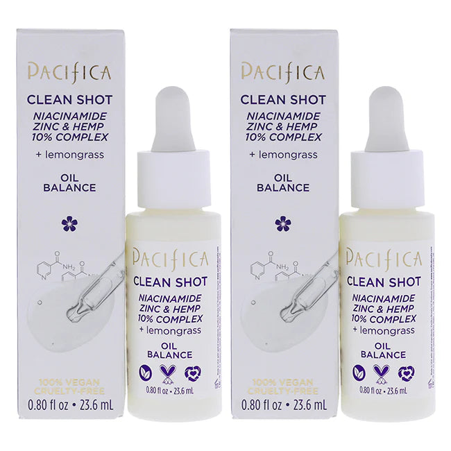 Niacinamide Zinc and Hemp 10 Percent Complex Serum, 0.8 oz, Pack of 2 A5050