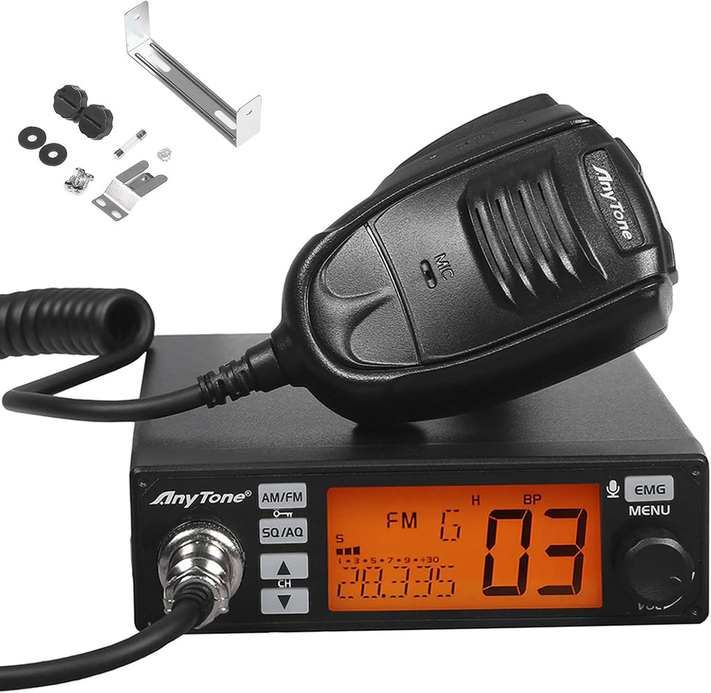 10 Meter Ham Radio AM/FM Mobile Transceiver, Pack of 2 C51625