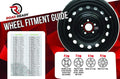 16 Inch 5 Lug Black Steel Rim Y709