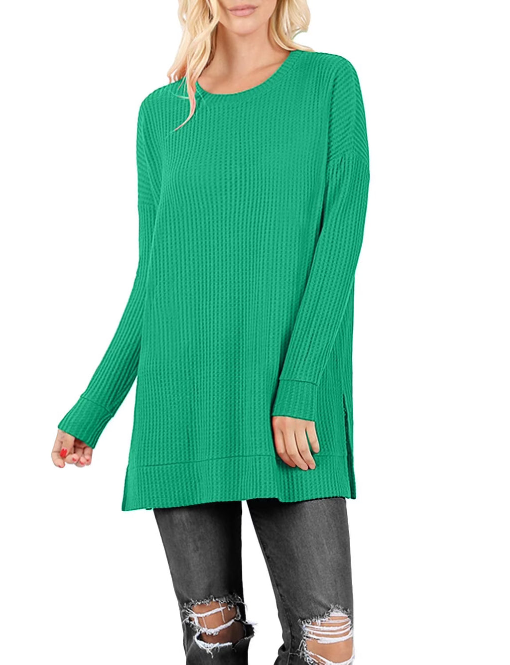 Kellygreen Knit Sweater Pullover W55458