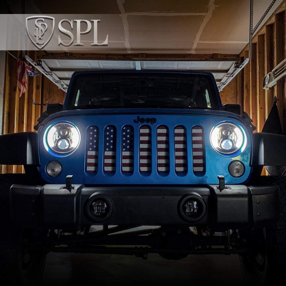 7'' Black Cree LED Headlights and 4'' LED Fog Lights X8933