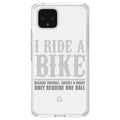 Clear Shockproof Hybrid Case for Google Pixel 4 XL with Tempered Glass Screen Protector J8308