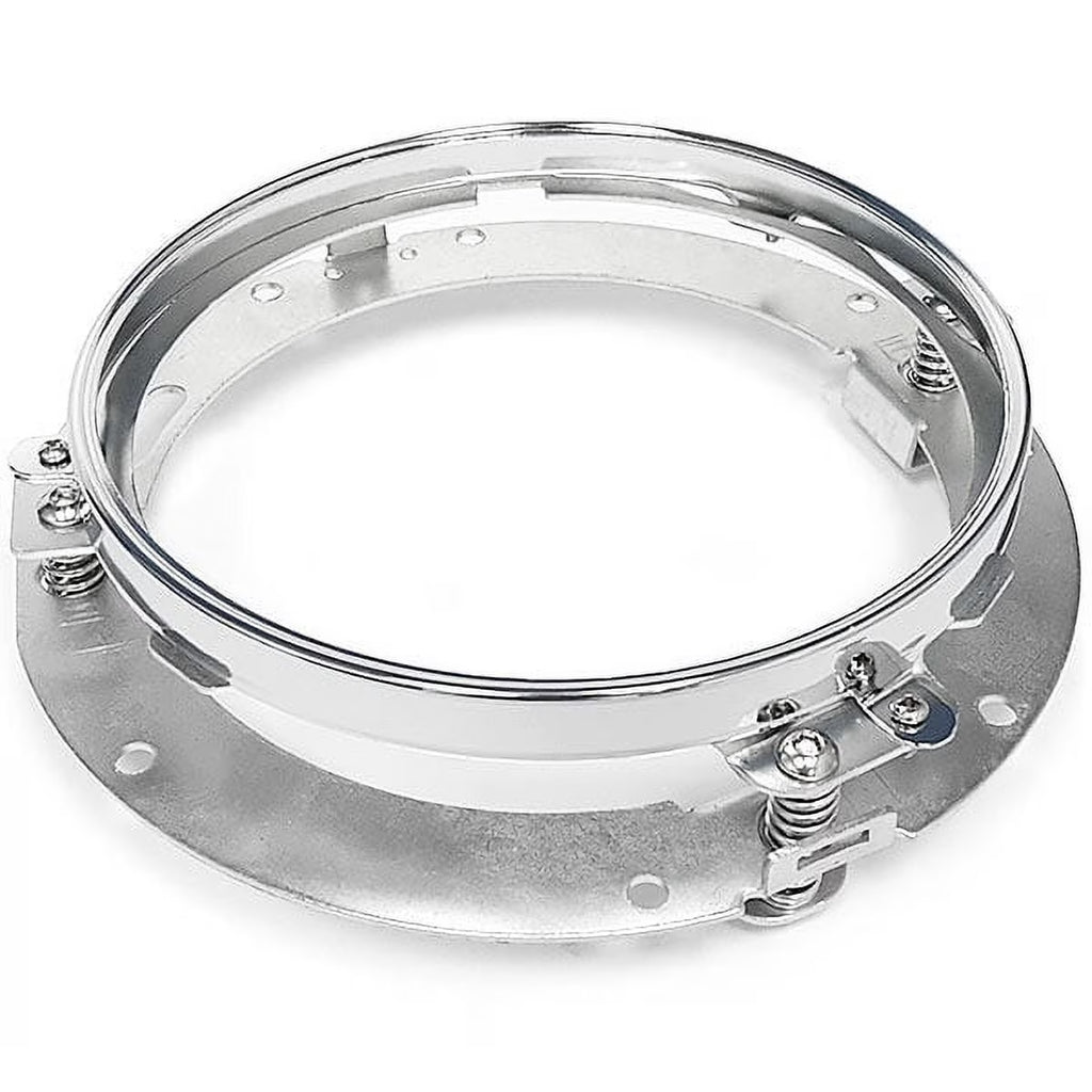 Chrome 7" LED Headlight Mounting Ring Trim Bracket J91798