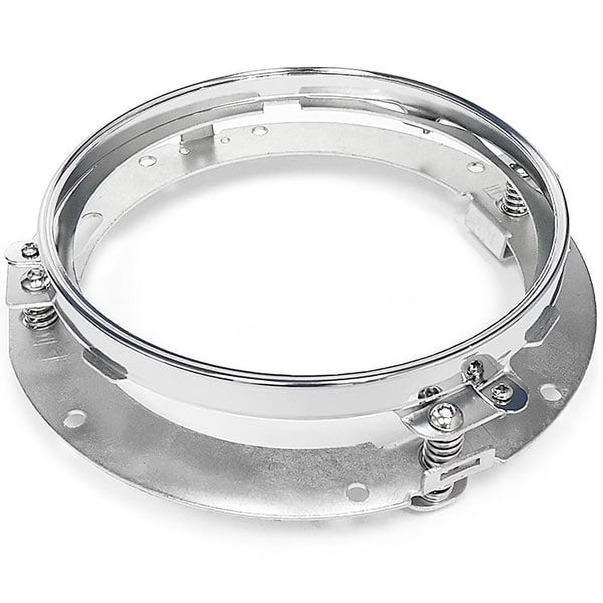 Chrome 7" LED Headlight Mounting Ring Trim Bracket J91798