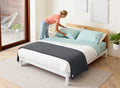 Gray Slate Queen Platform Bed Frame A35739