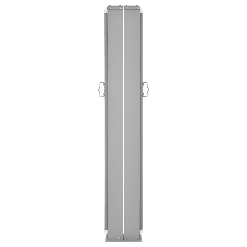 Retractable Side Awning Brown 55.1"x236.2" Y620