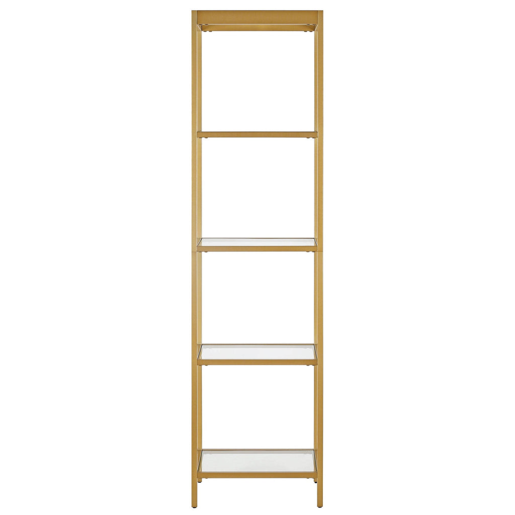 Brass Finish Bookcase F352050