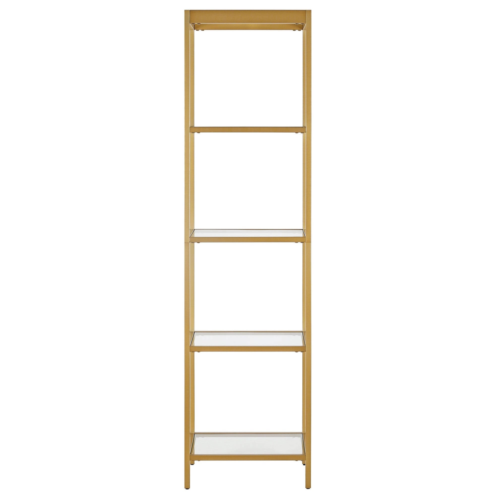 Brass Finish Bookcase F352050