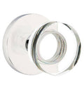Satin Brass Privacy Set with Round Knob V8441