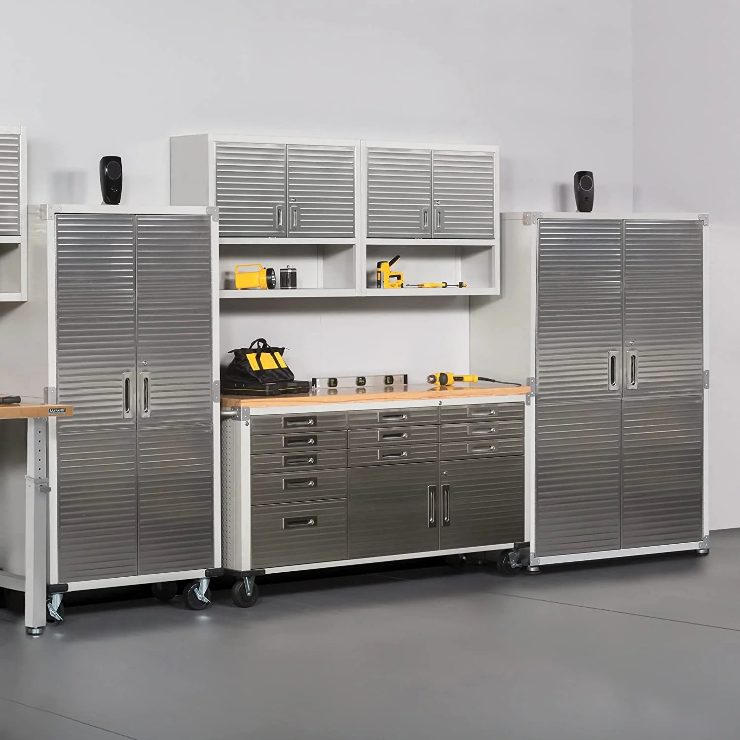48" W x 24" D x 72" H Granite Steel Storage Cabinet K113