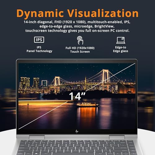 14" Full HD Touch-Screen Laptop, 8GB RAM, 512GB SSD, Intel Core i5, Intel Iris Xe Graphics, Fingerprint, Backlit KB, Win11, Natural Silver G21260