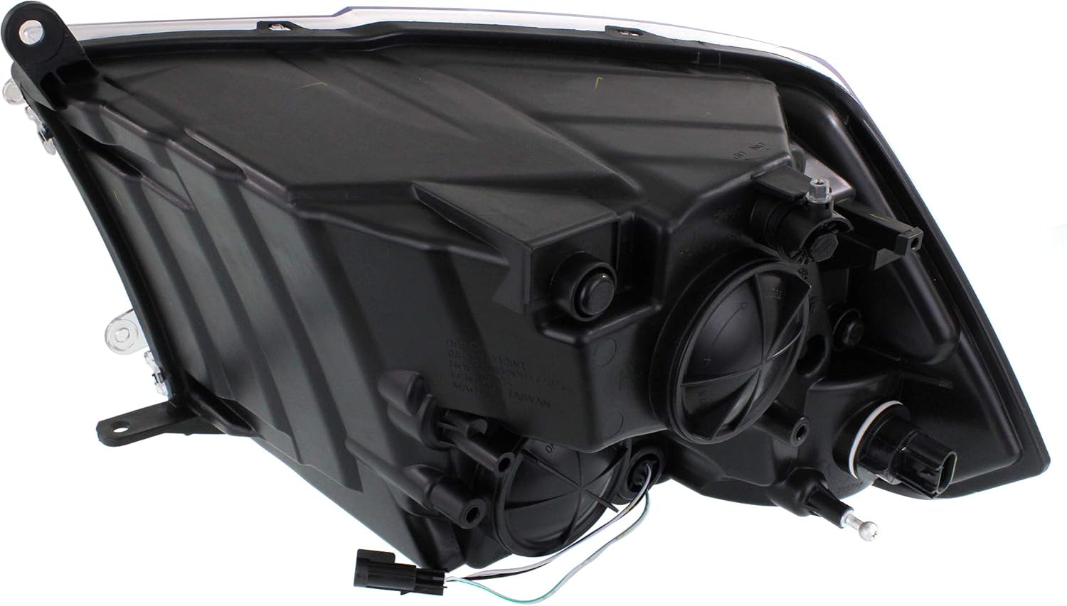 Chrome Halogen Headlight Assembly Passenger Side D331
