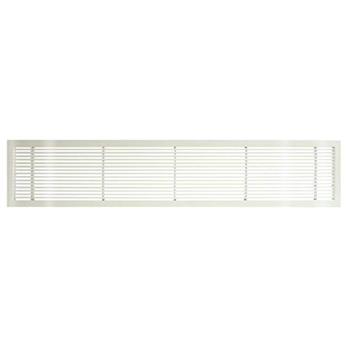 White-Gloss Solid Aluminum Fixed Bar Supply/Return Air Vent Grille P642