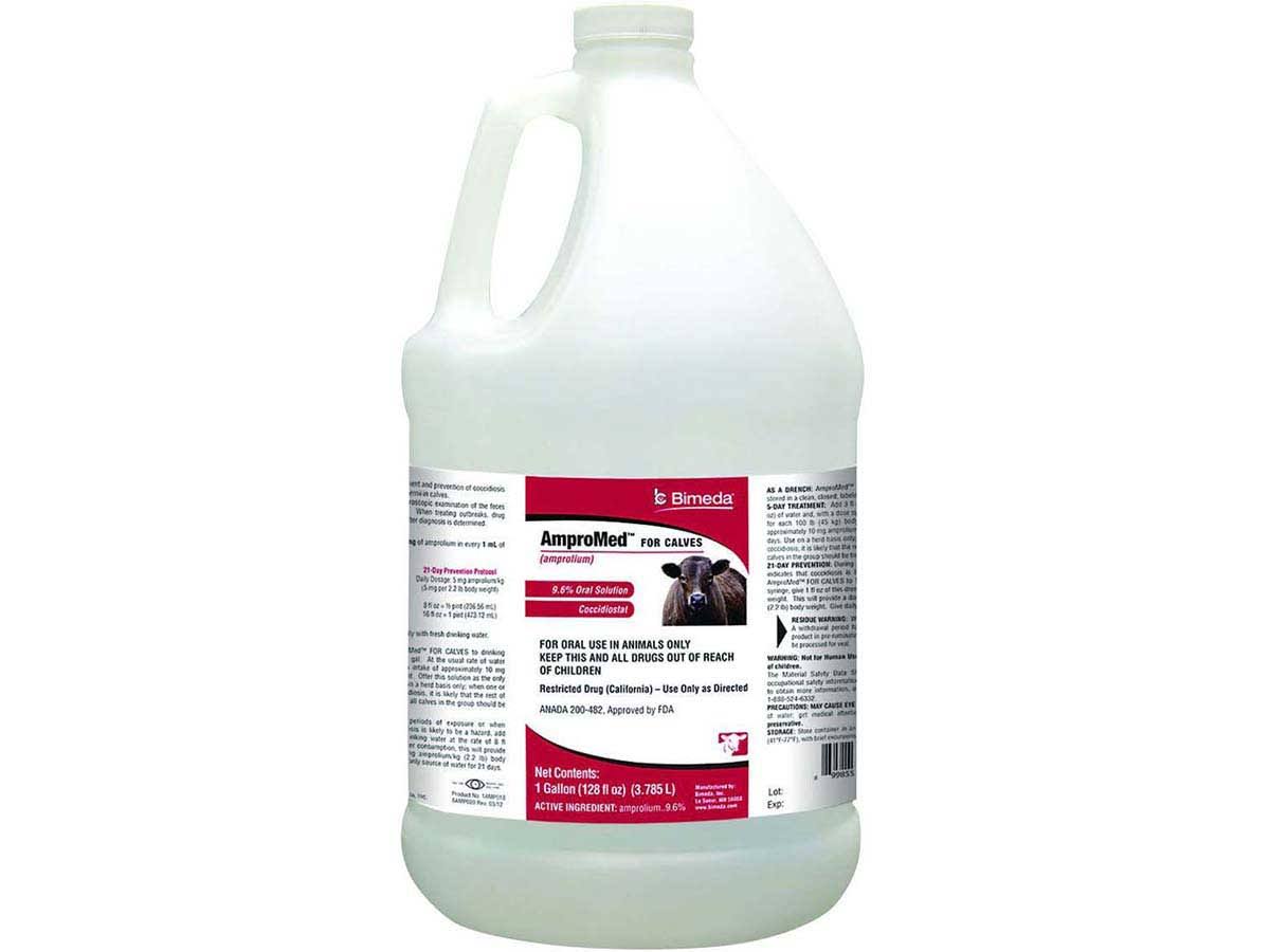 Amprolium Solution 9.6% for Calves, Gallon Z7211