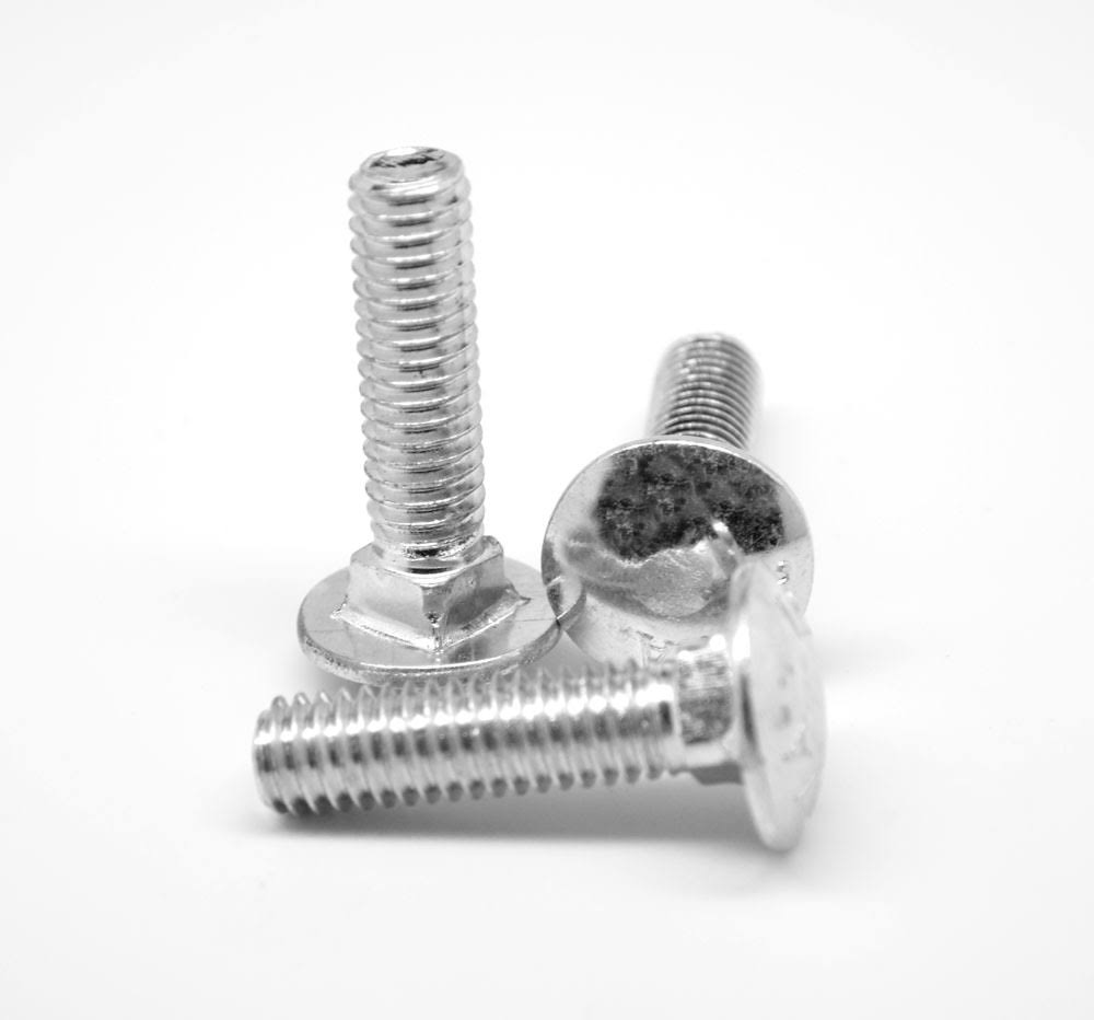 3/4x22-10 x 9x22 (PT) Coarse Thread Carriage Bolt Stainless Steel 18-8 Pk 25 R460
