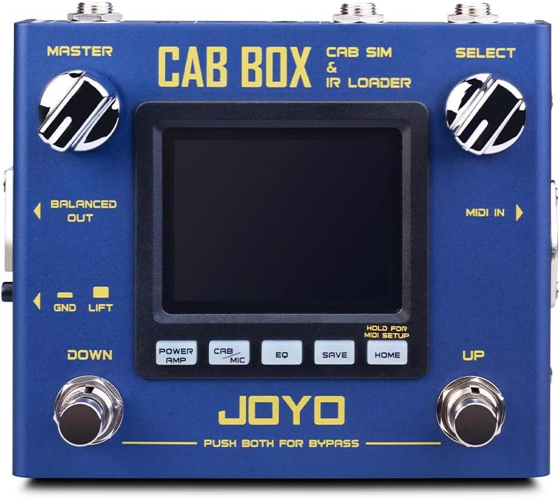 Electric Guitar & Bass Effect Pedal with Cabinet Modeling and Amp Simulator X305469